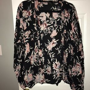 Talua flower kimono from Aritzia